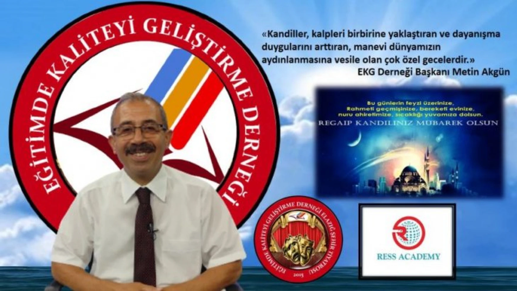 EKG Derneği Başkanı AKGÜN'ün 'Hicri Yılbaşı' Mesajı