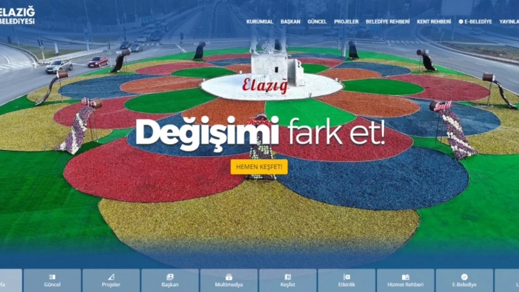 Elazığ Belediyesi Web Sitesi Yeni Tasarımıyla Yayında