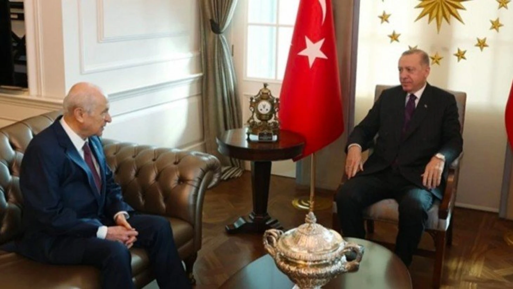 Erdoğan ile Bahçeli'den sürpriz görüşme