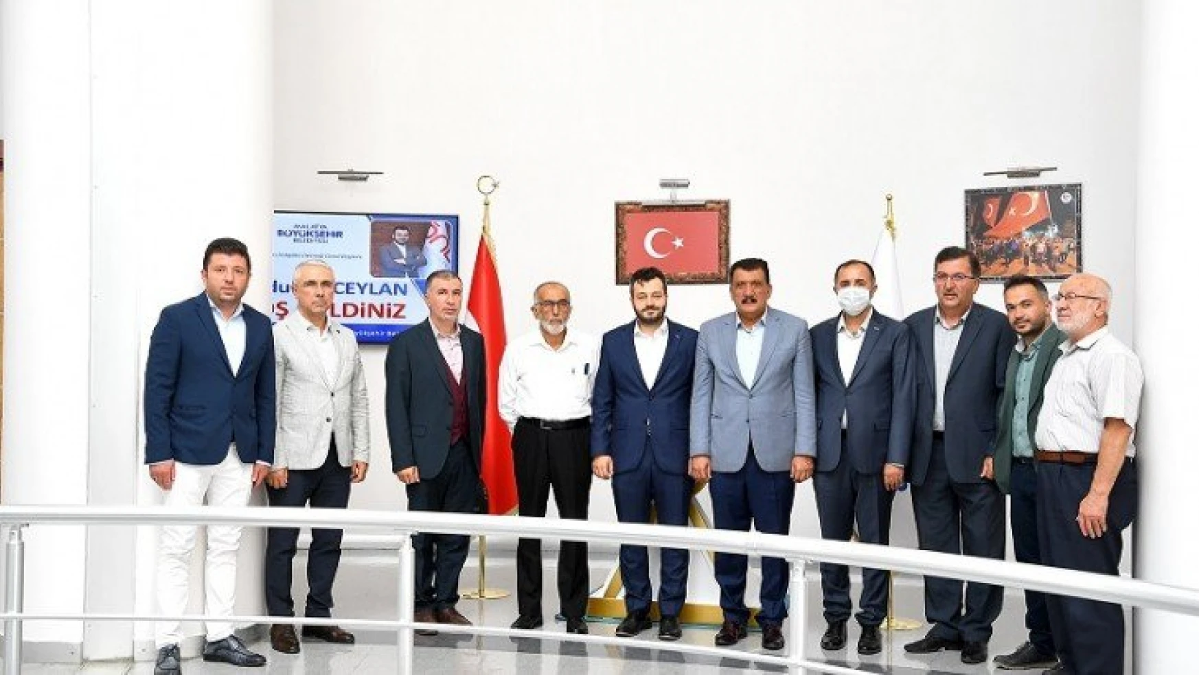 Genel Başkan Ceylan'dan Başkan Gürkan'a ziyaret