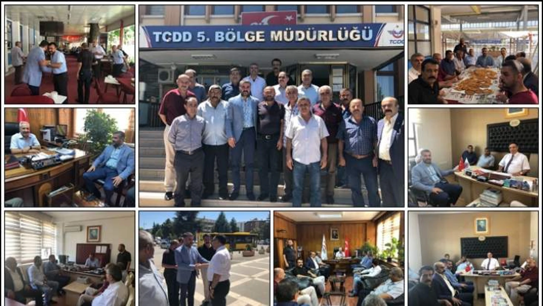 Başkan Avşar'dan TCDD 5.Bölge Müdürlüğüne Ziyaret