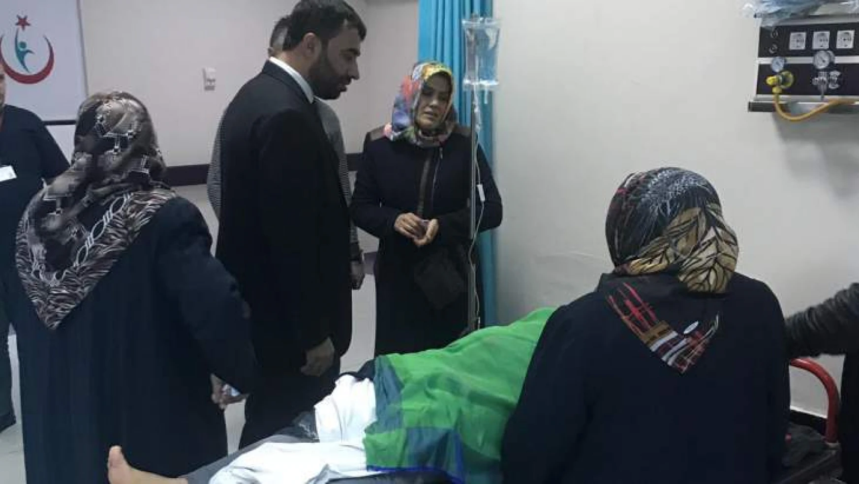 Başkan Samanlı  Hastaneye İlk Ziyareti Gerçekleştirdi