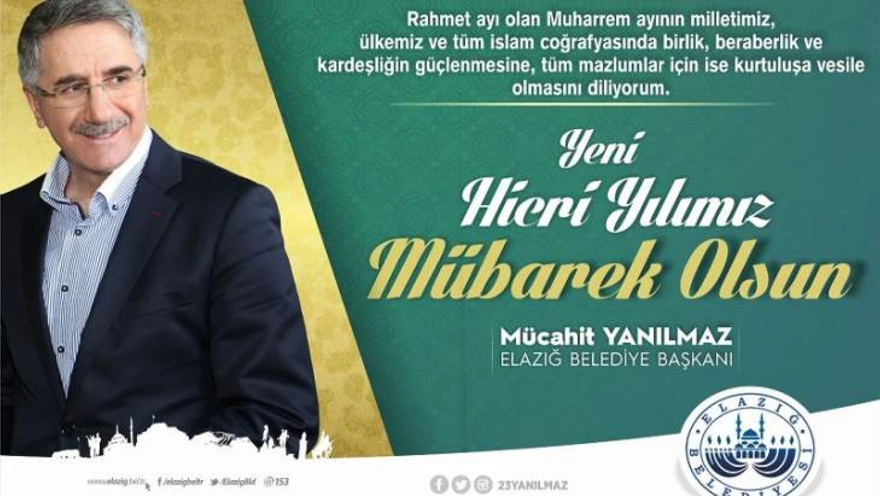 Başkan Yanılmaz'ın Hicri Yılbaşı Mesajı