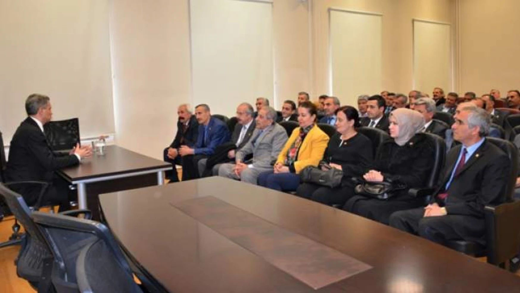 Muhtarlar Federasyonu Malatya Şube Başkanlığından Vali Baruş'a Ziyaret