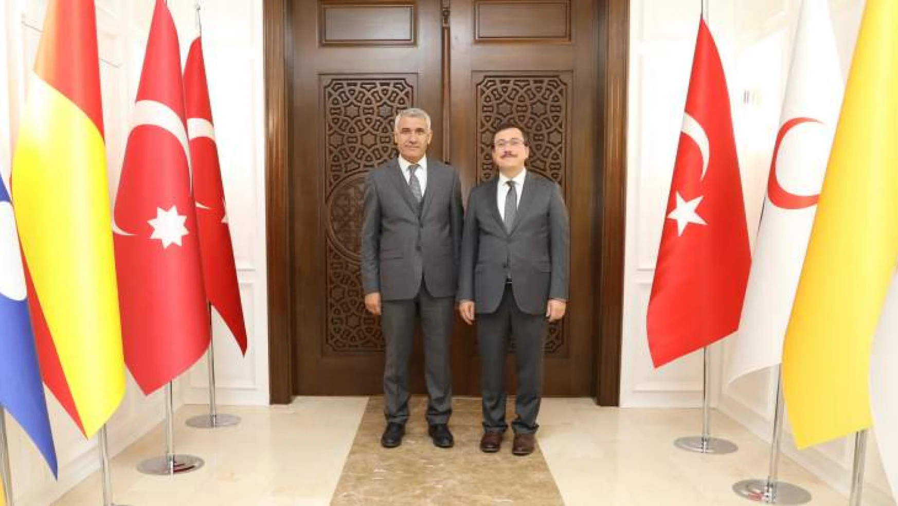 İnönü Üniversitesi Rektörü Prof. Dr. Kızılay, Başkan Güder'i Ziyaret Etti