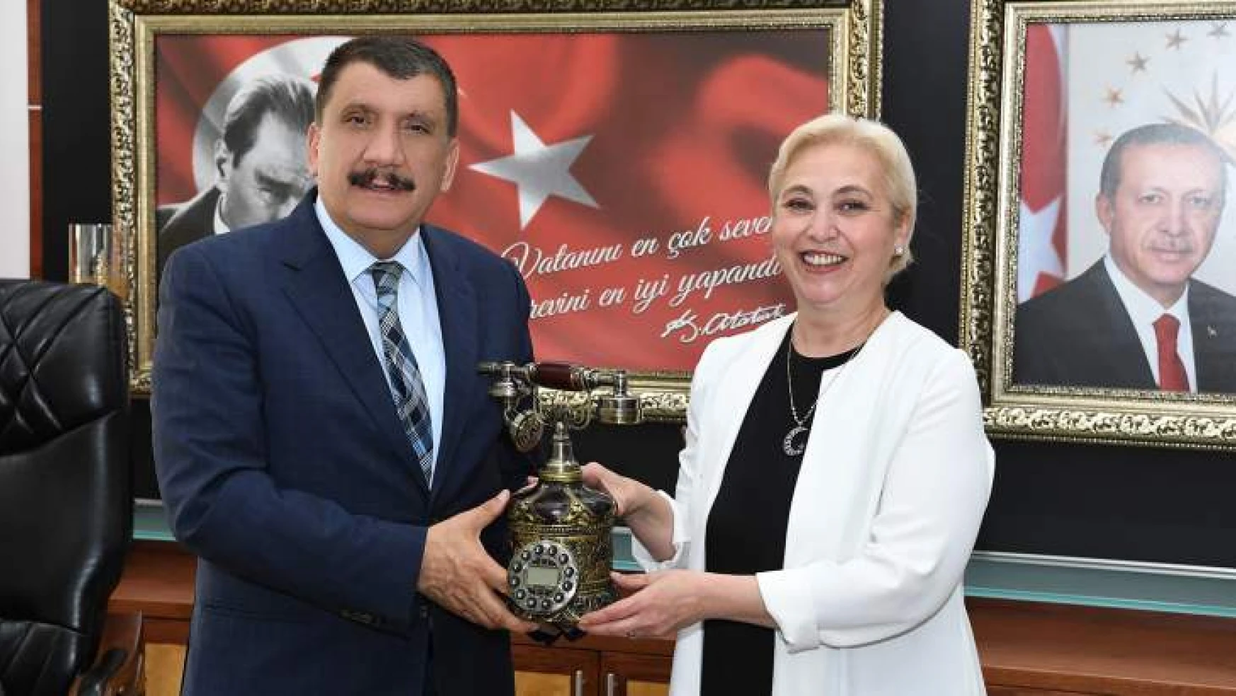 Himyaçder'den Başkan Gürkan'a Ziyaret