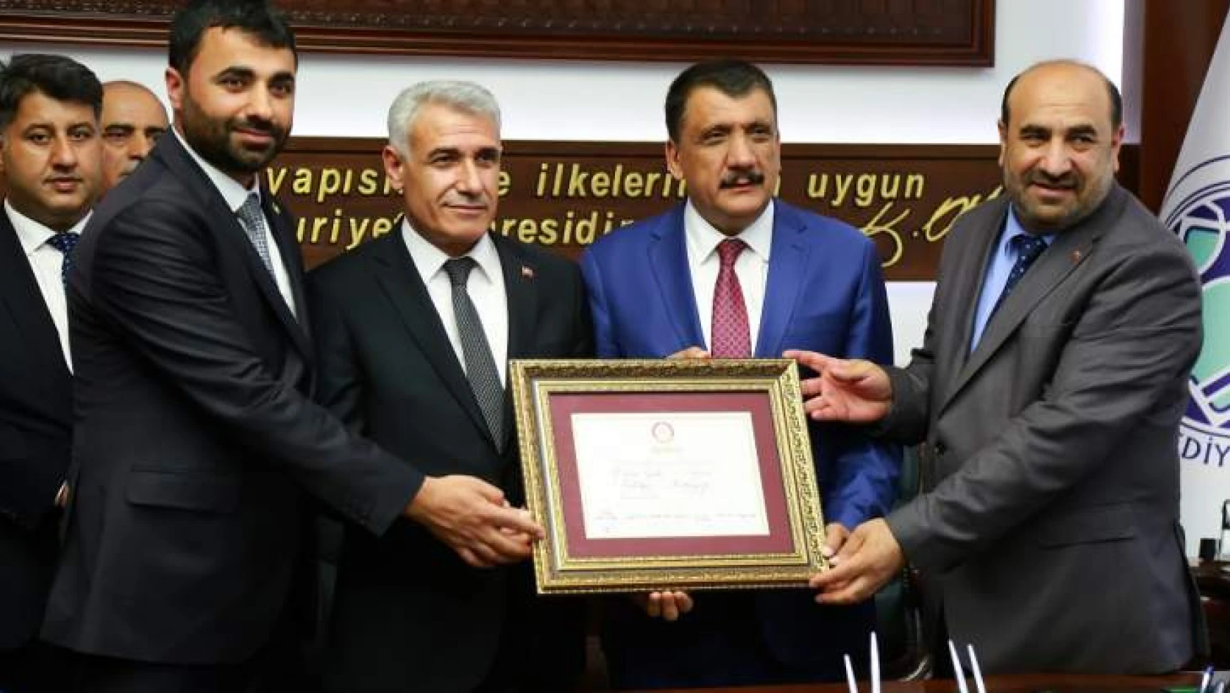 Başkan Güder, Başkan Gürkan'dan Görevi Devraldı