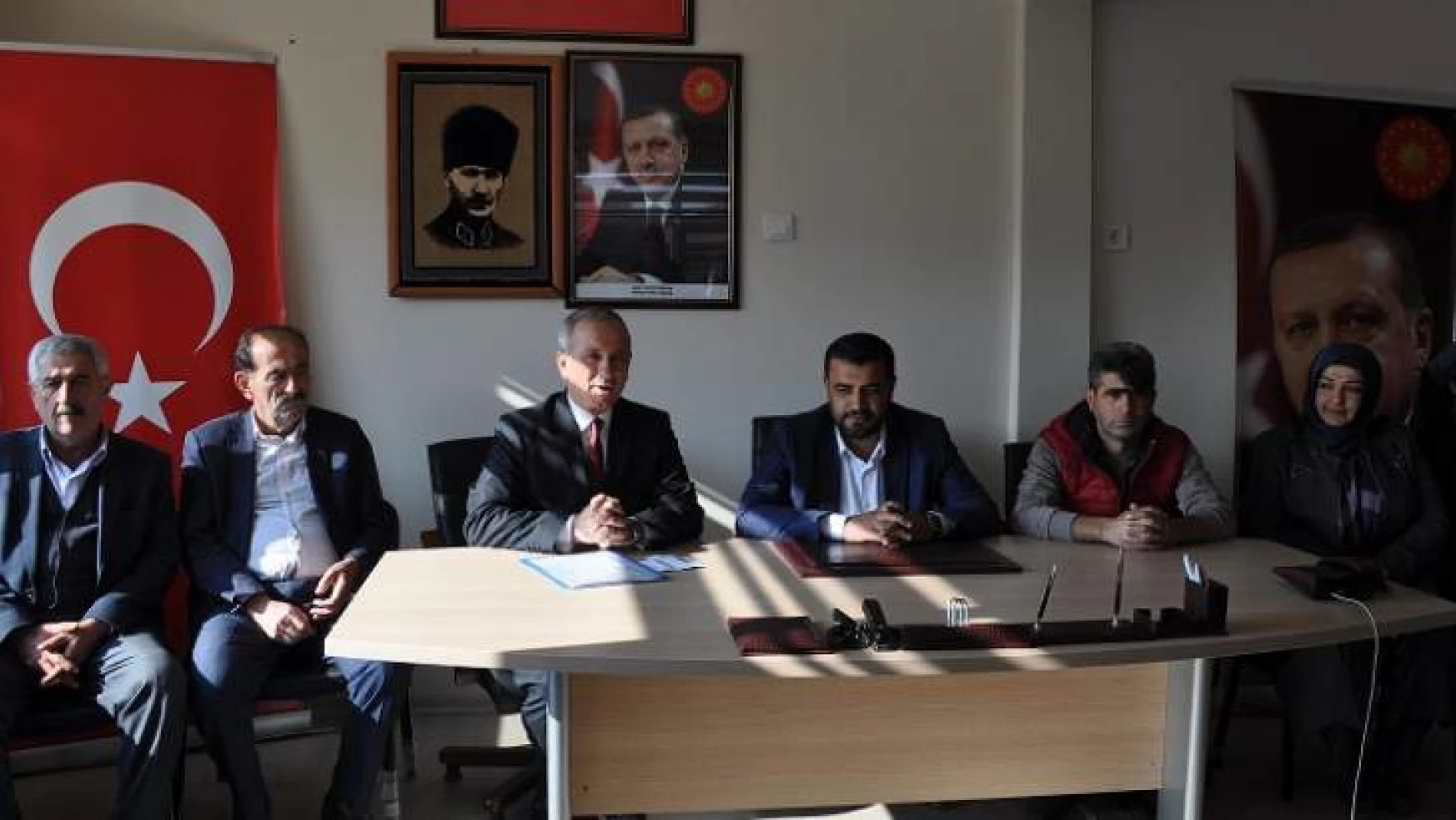 Emekli Albay AK Parti'den Doğanşehir'de Aday Adaylık Başvurusunu Yaptı
