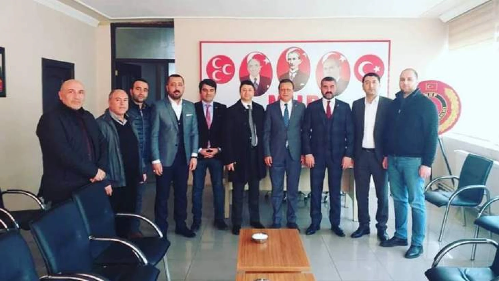 AK Parti Akçadağ Belediye Başkan Adayı Kırteke'den MHP'ye Ziyaret