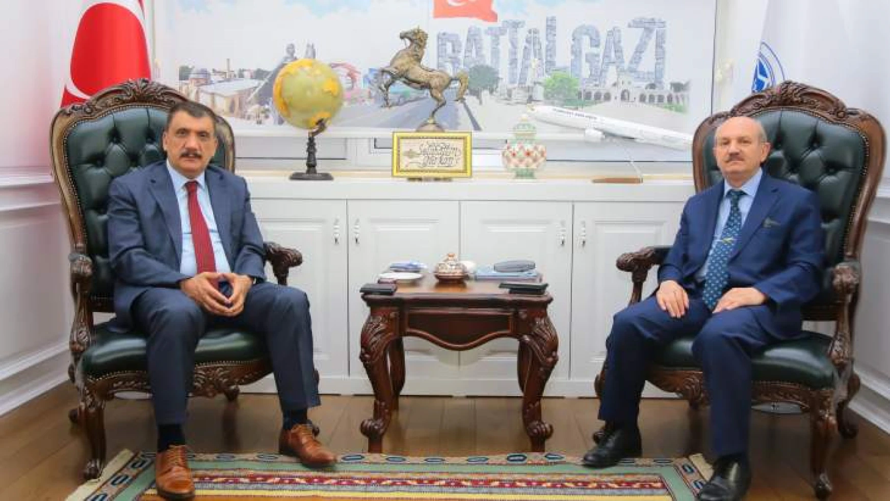 MEB Strateji Geliştirme Başkanı Konaklı, Başkan Gürkan'ı Ziyaret Etti