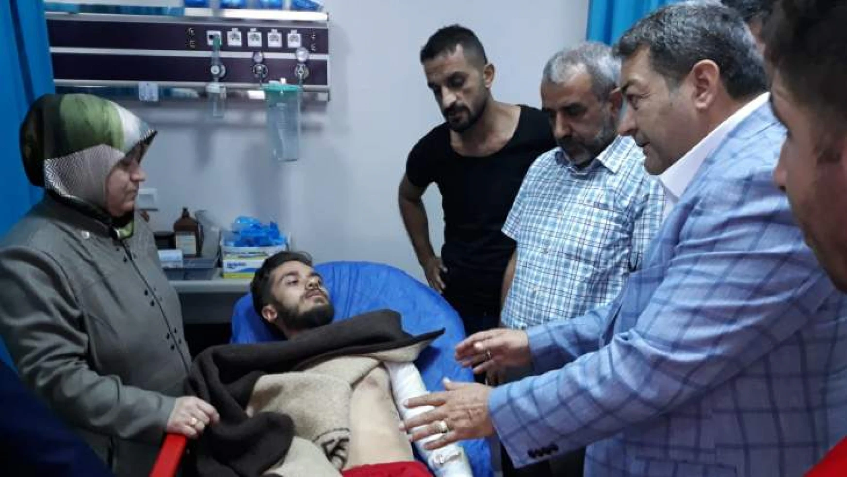 MHP'li Fendoğlu'ndan, yaralanan taraftarlara ziyaret