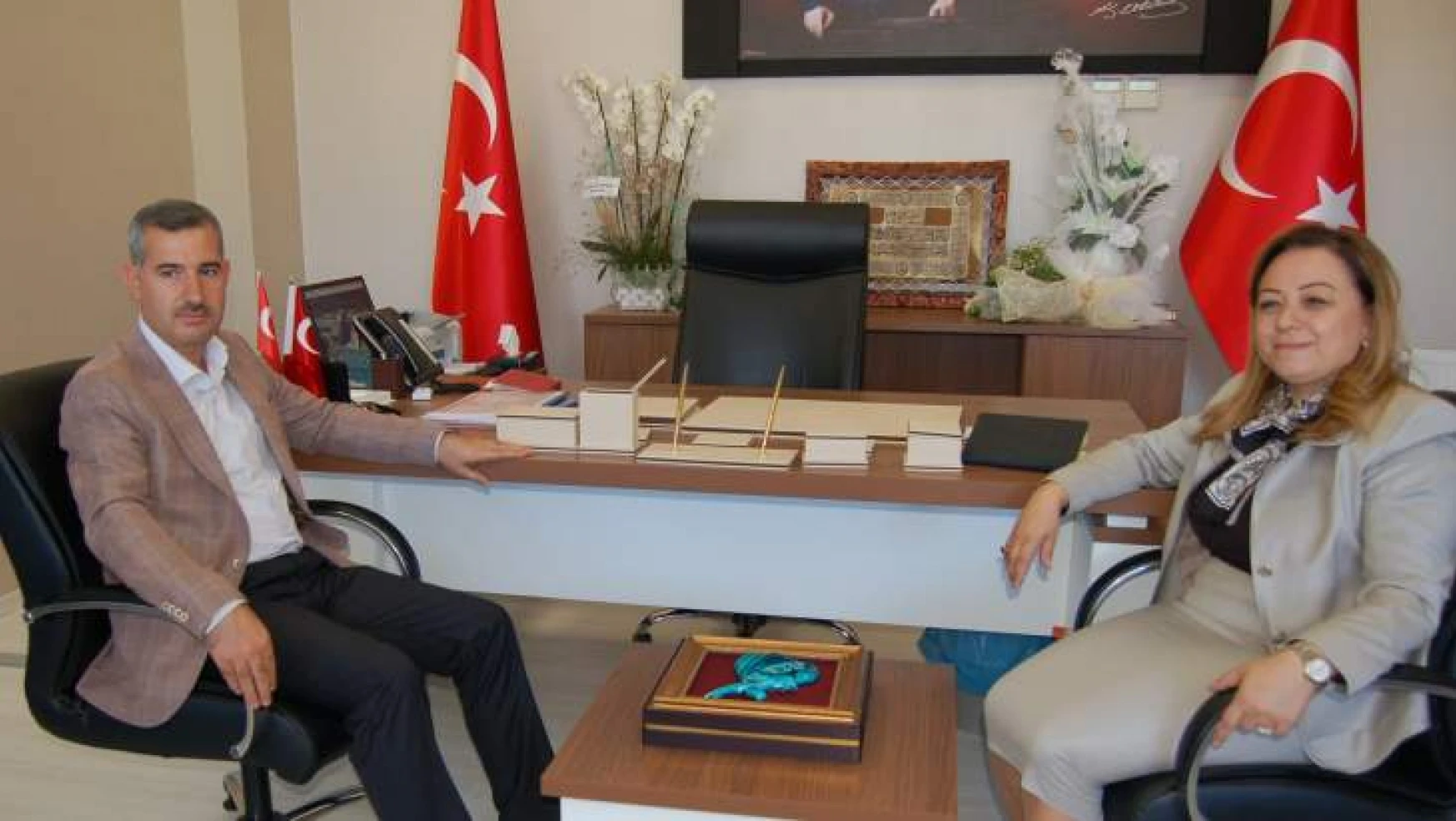 Çınar'dan Rektör Prof. Dr. Karabulut'a ziyaret