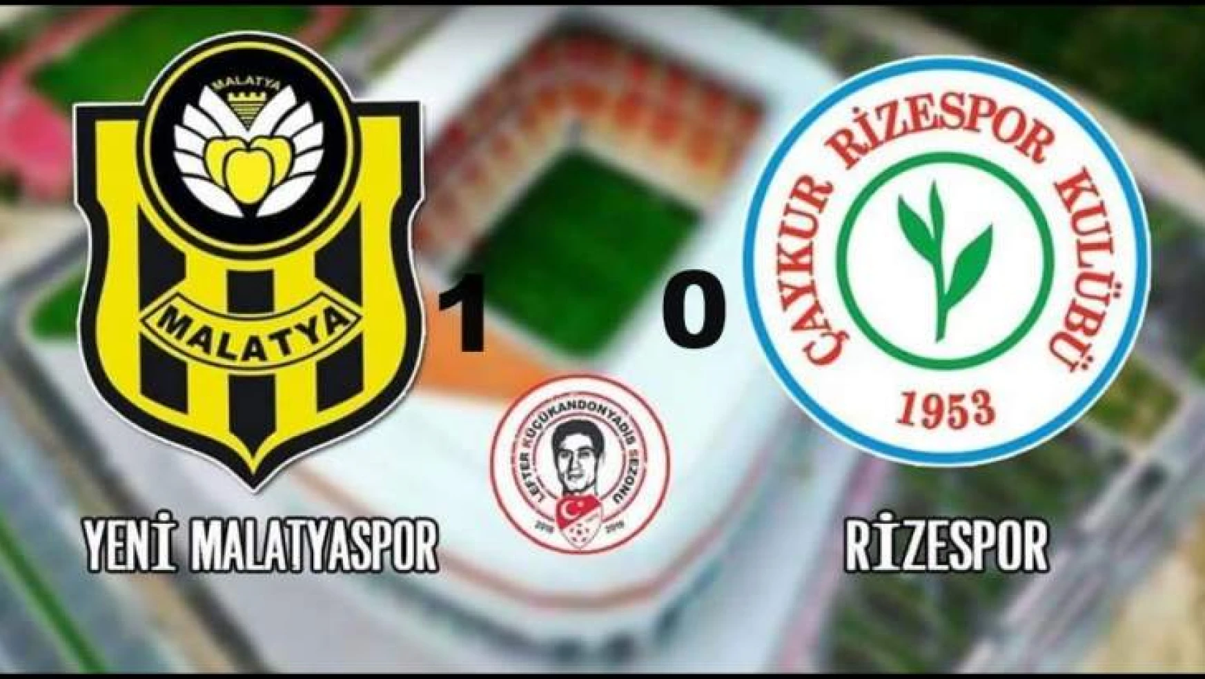 Evkur Yeni Malatyaspor - Çaykur Rizespor: 1-0