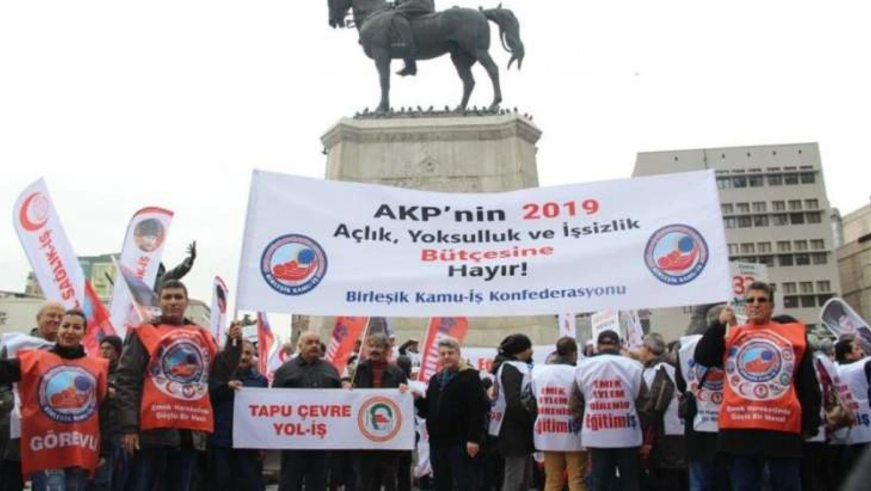 AKP'nin 2019 bütçesini protesto ettik