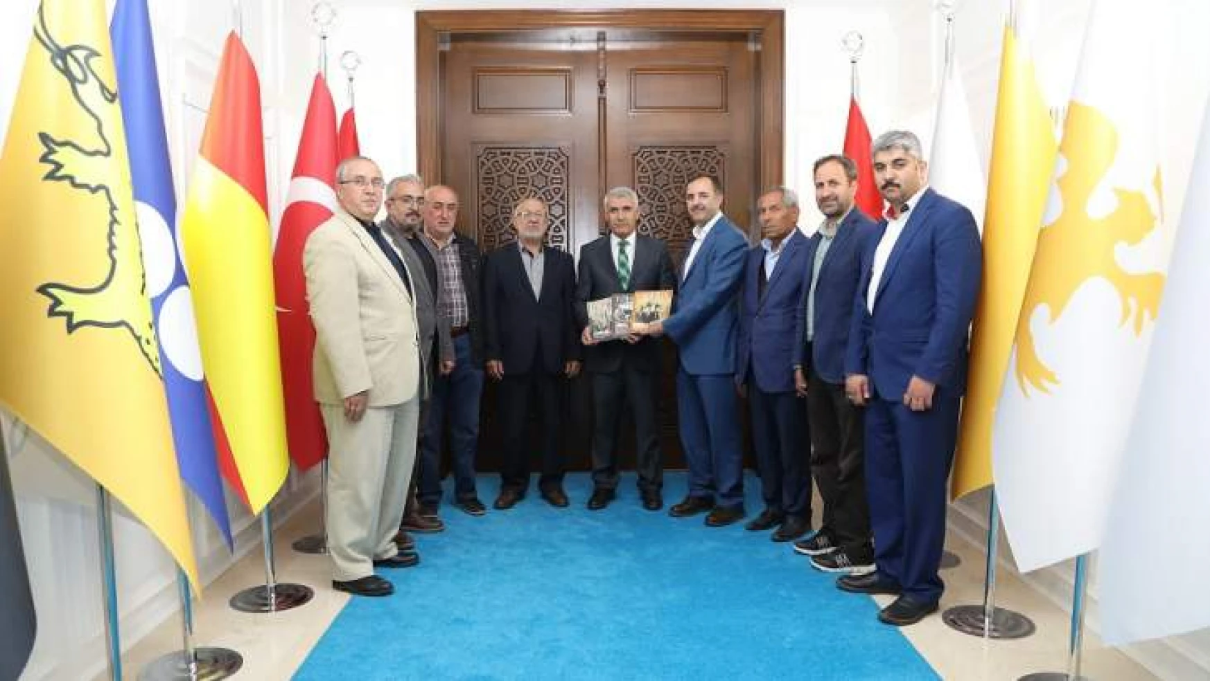 Önder İmam Hatipliler Derneği Şube Başkanı Taşkesen, Başkan Güder'i Ziyaret Etti