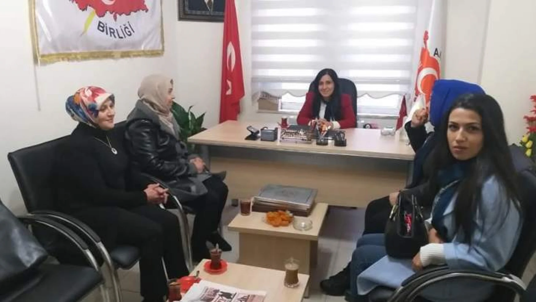 MHP Malatya Kadın Kollarından ABYB'ye Ziyaret
