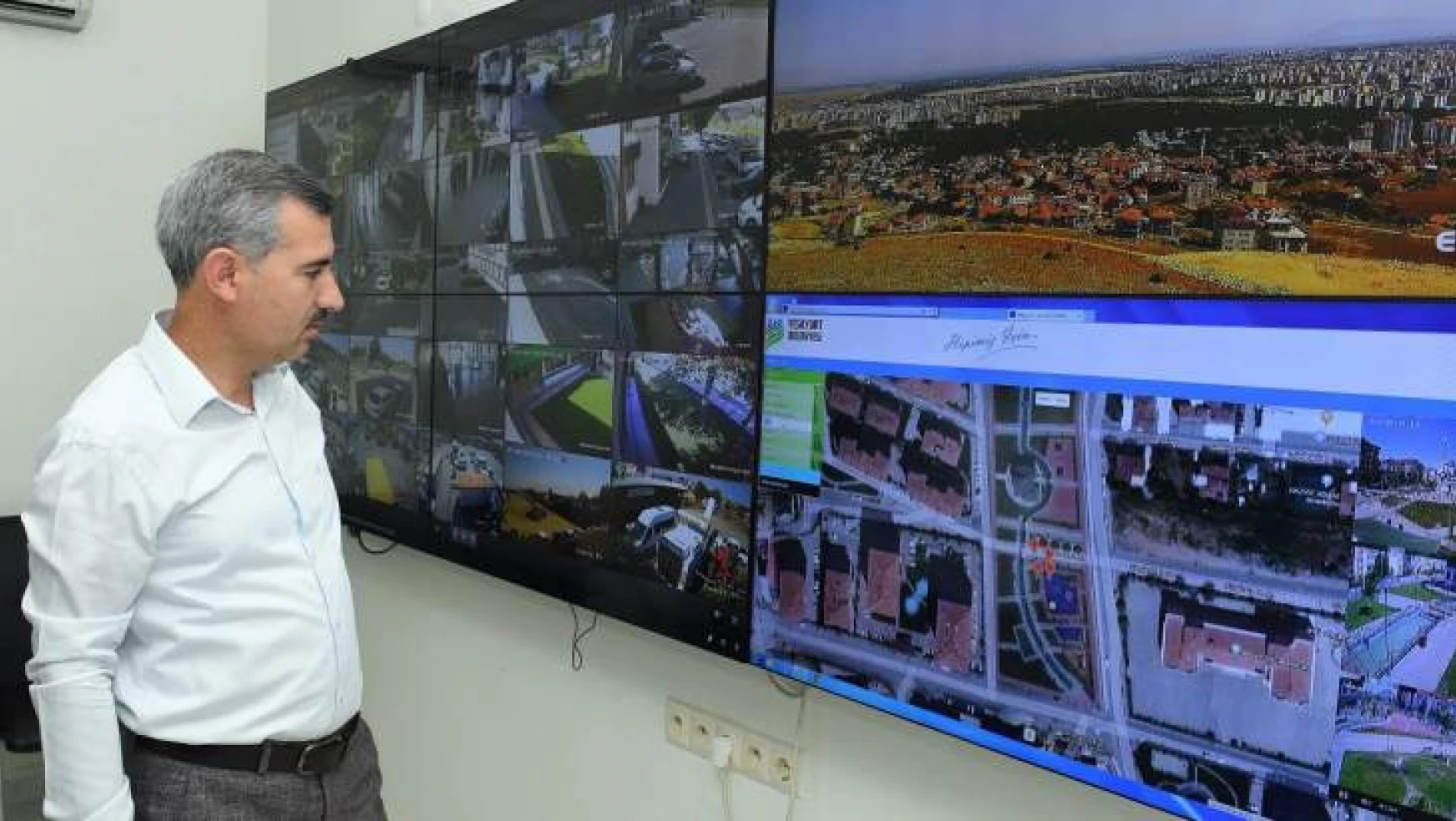 Yeşilyurt Belediyesi, 335 Kamerayla İlçeyi Mercek Altına Aldı