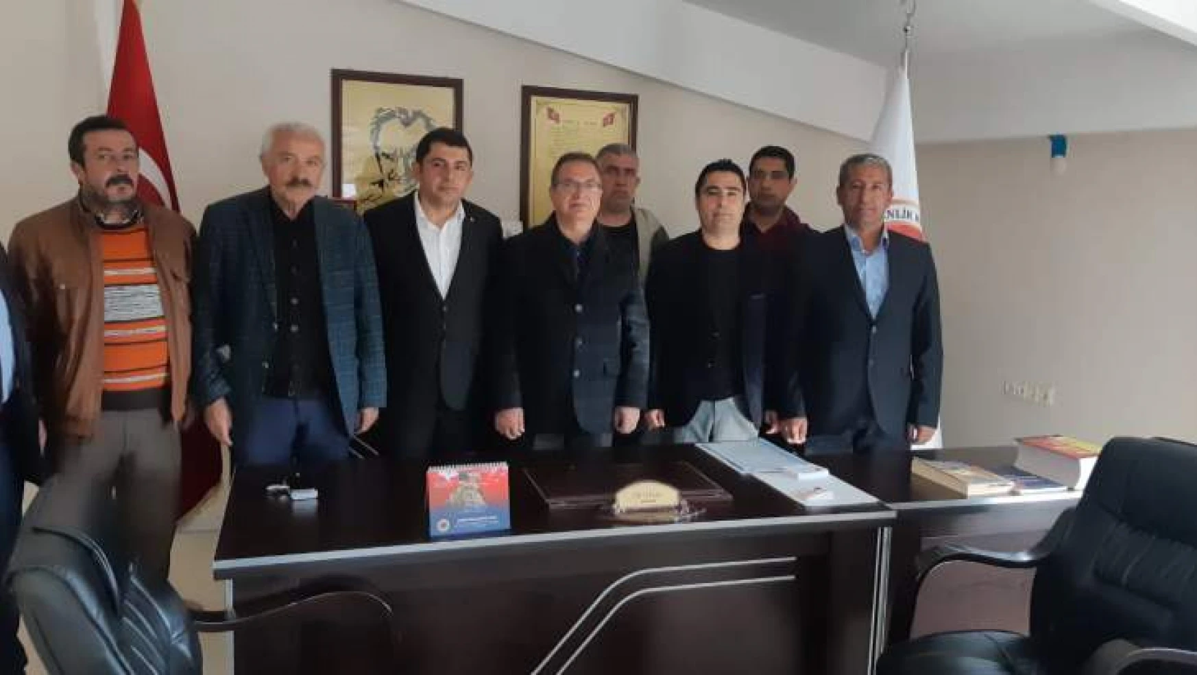 Kazgan'dan Malatya Güvenlik Korucuları ve Şehit Aileleri Yardımlaşma Derneğine Ziyaret