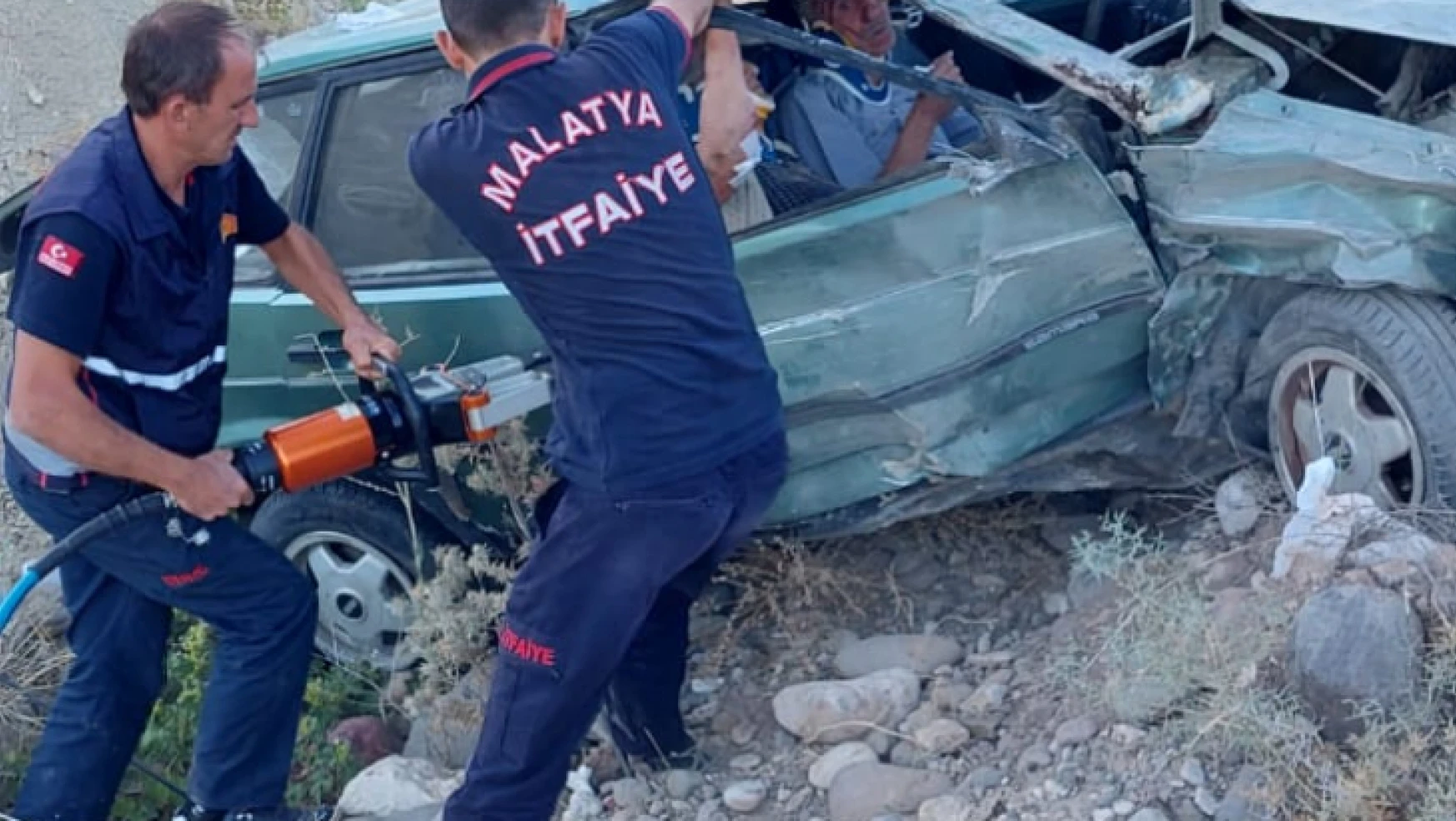 Hekimhan Malatya Yolunda Trafik Kazası