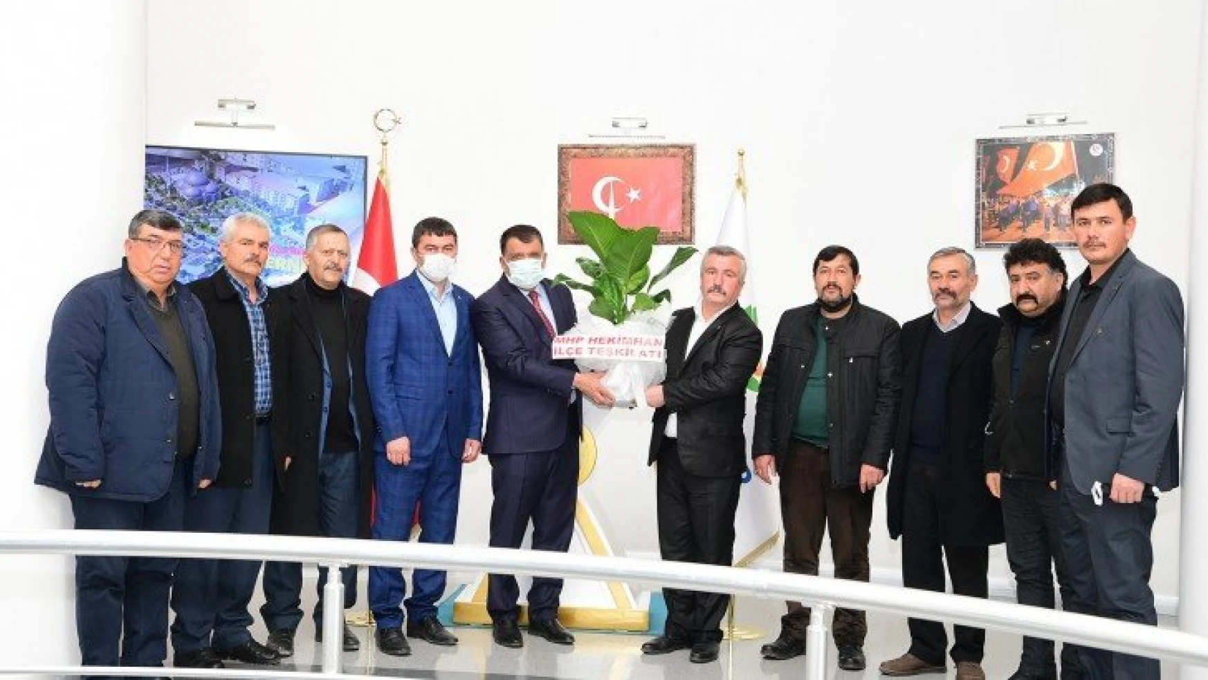 Hekimhan MHP Teşkilatı'ndan Başkan Gürkan'a Ziyaret