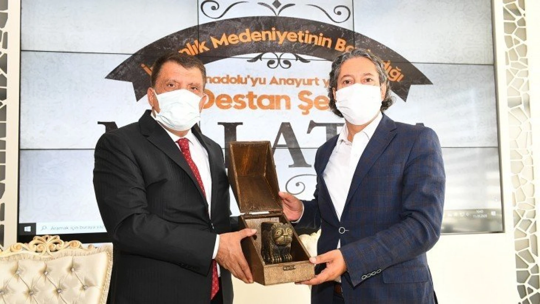 İl Milli Eğitim Müdürü Ali Tatlı'dan Başkan Gürkan'a veda ziyareti