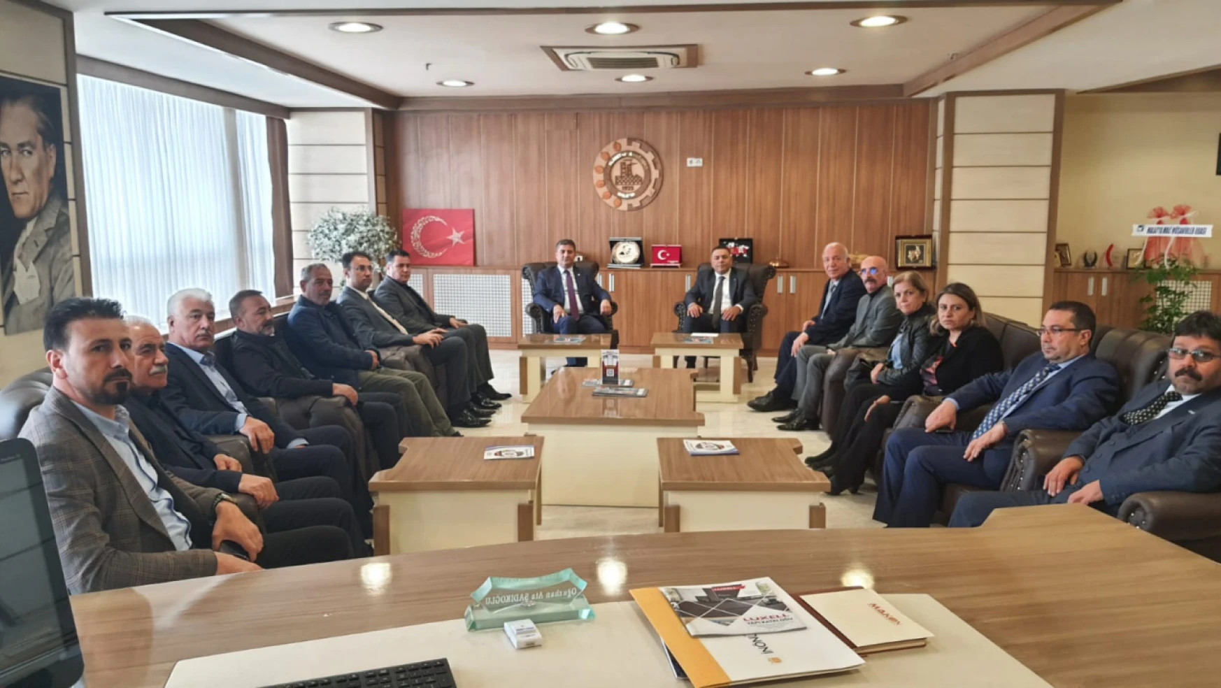 İyi Parti Malatya İl Teşkilatı Sadıkoğlu'nu Ziyaret Etti