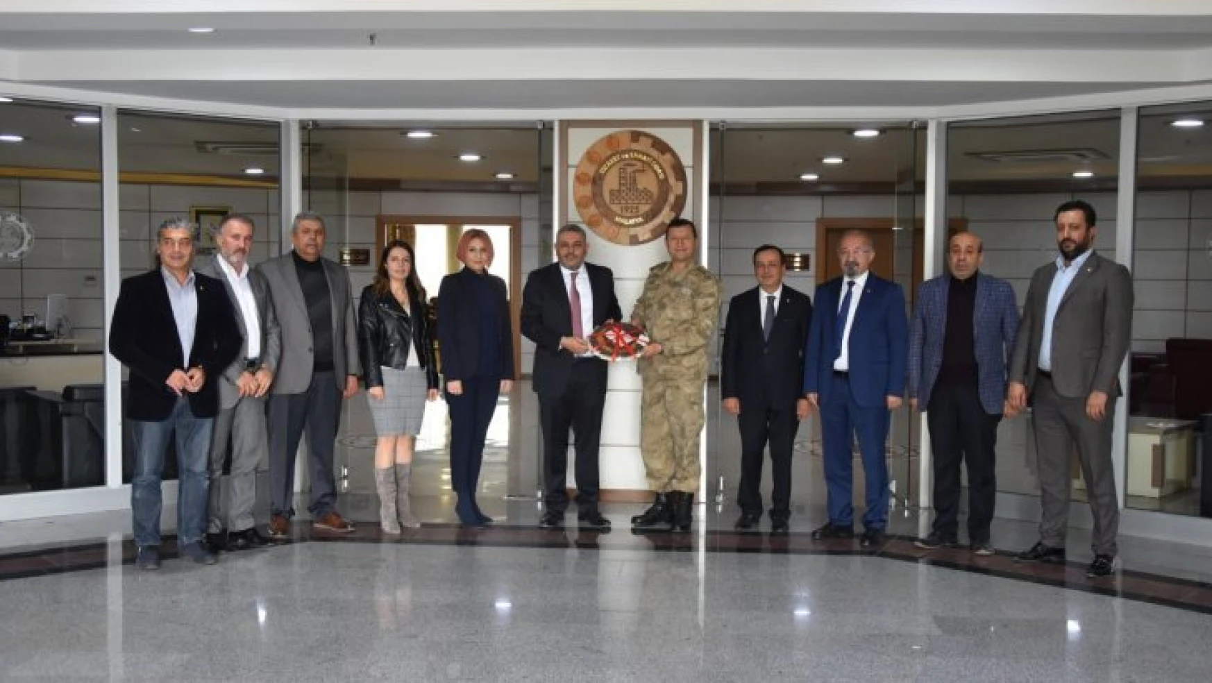 Kıdemli Albay Ercan Altın, Malatya Ticaret ve Sanayi Odası'nı ziyaret etti