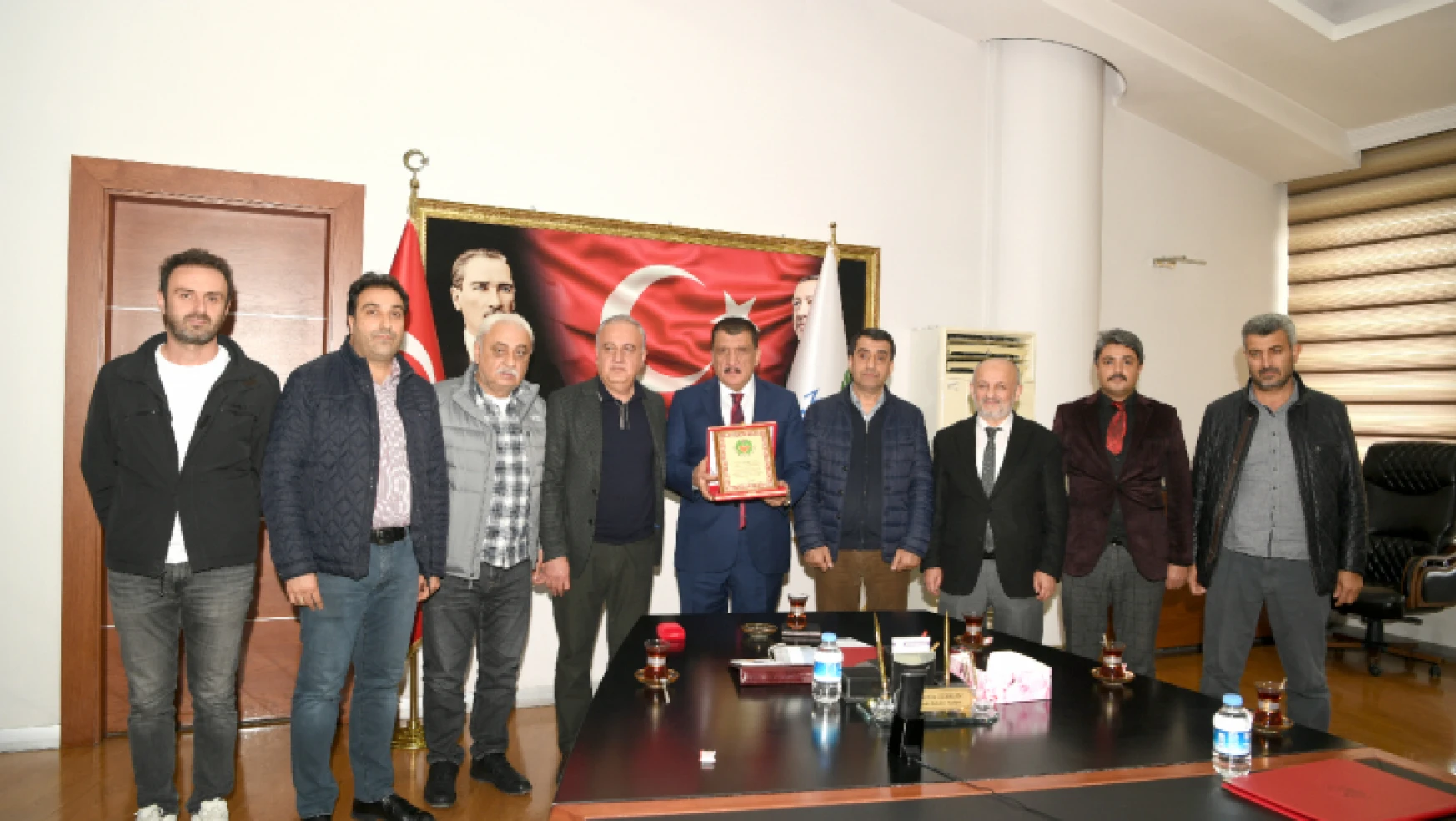 Kuyumcular Odası'ndan Başkan Gürkan'a teşekkür ziyareti