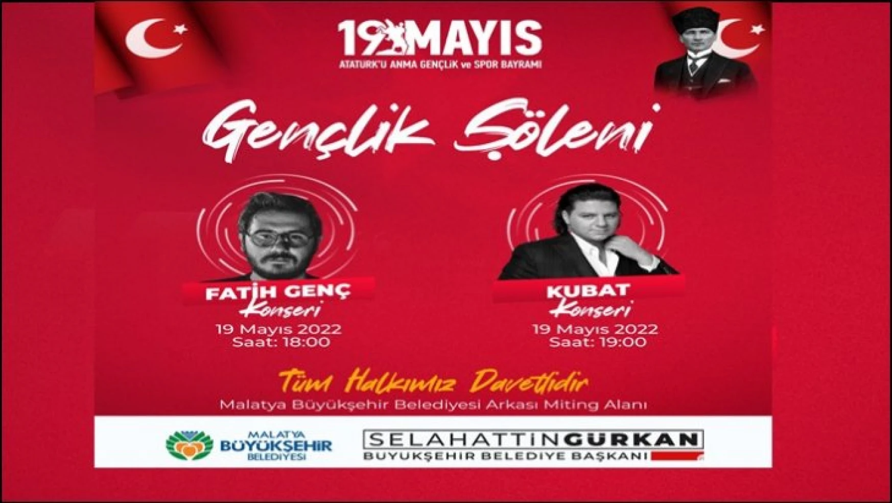 Malatya Büyükşehir Belediyesi'nden Gençlik Konseri