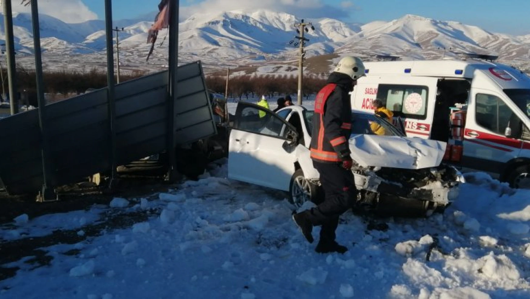 Malatya Elazığ yolunda Trafik Kazası