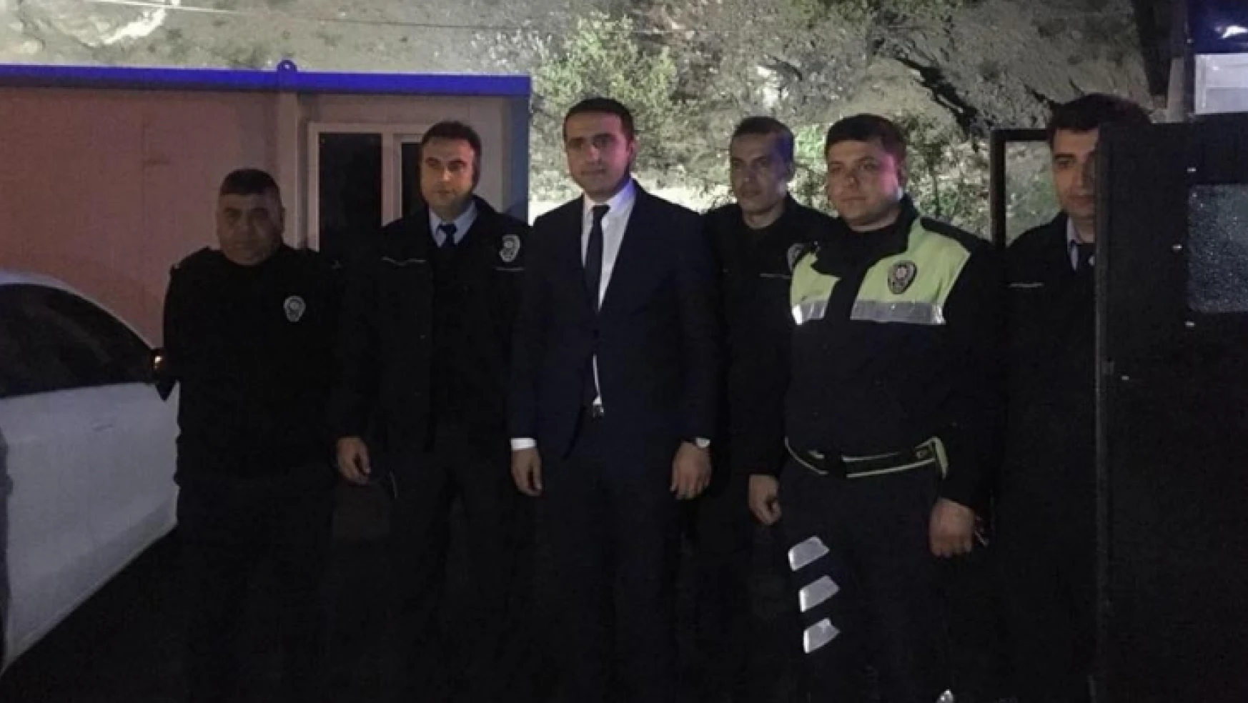 Başkan Yılan'dan Polis Noktalarına Ziyaret
