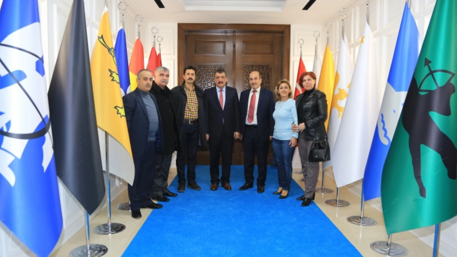 MASTÖB Malatya Şube Başkanı Cengiz, Başkan Gürkan'ı Ziyaret Etti