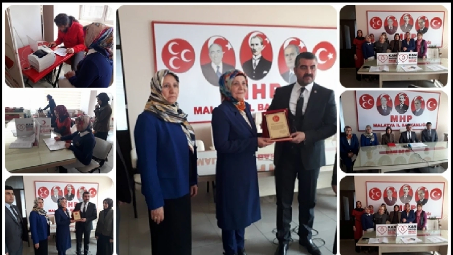 MHP Kadın Kolları'ndan Mehmetciğe Kan Bağışı