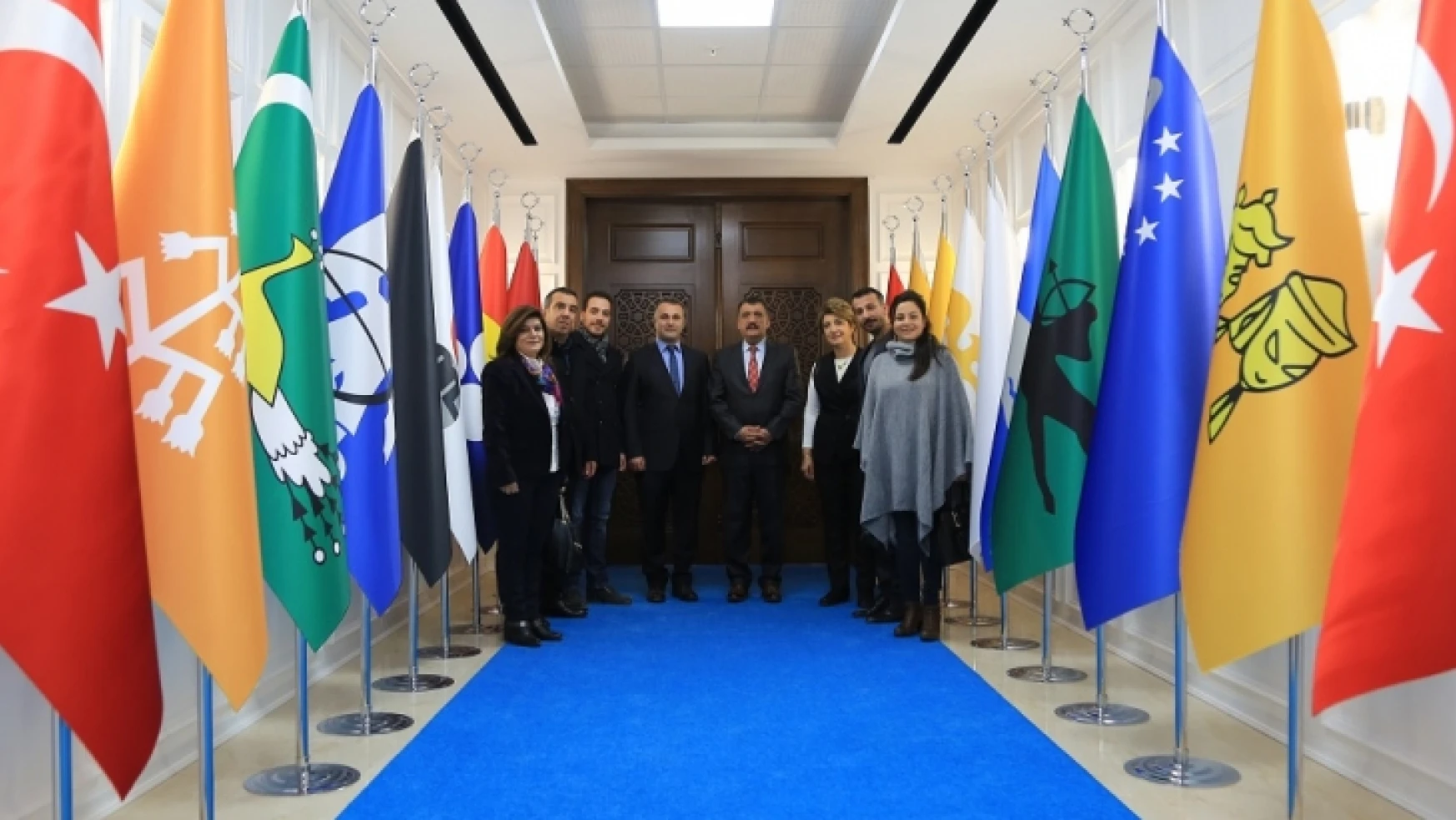 Mimarlar Odası Şube Başkanı Şahin, Başkan Gürkan'ı Ziyaret Etti