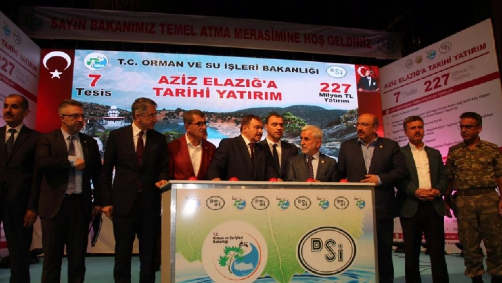 Bakan Eroğlu'nun Katılımıyla Toplu Temel Atma Töreni Yapıldı