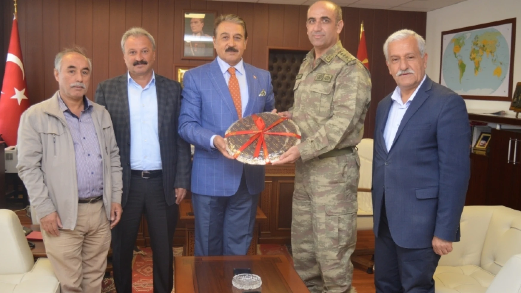 Keskin'den İl Jandarma Komutanı Albay Yılmaz'a ziyaret