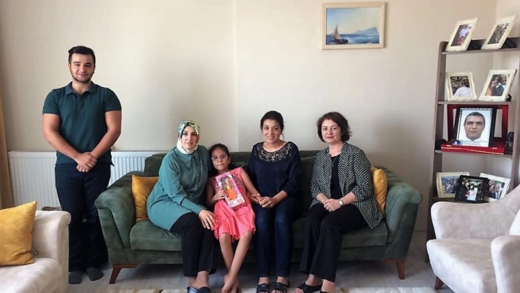 Bayan Kaban Şehit Polis Ailelerini Ziyaret Etti