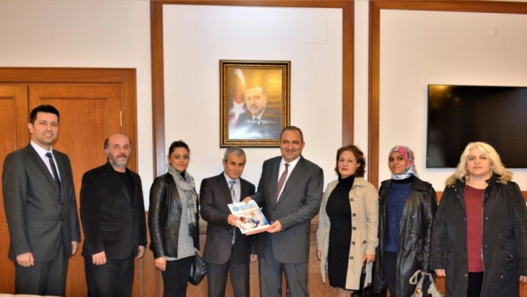 Atatürk Ortaokulu Aile Birliğinden Vali Kaban'a Ziyaret