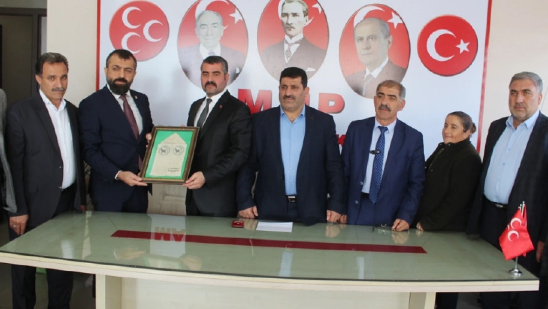 MATHAP MHP İl Başkanı Avşar'ı Ziyaret Etti
