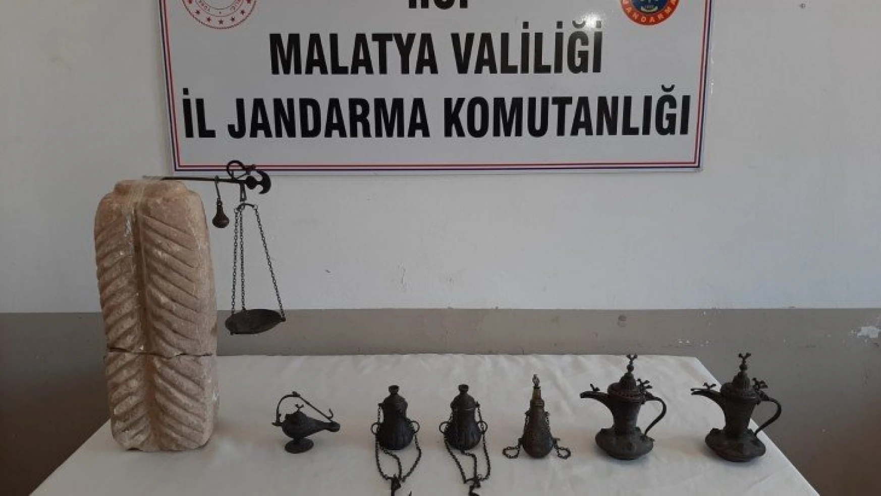Malatya İl Jandarma Komutanlığınca Tarihi Eser Kaçakçılarına Operasyon