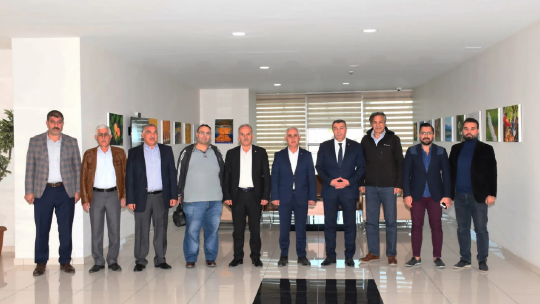 Malatya Ticaret Borsası Başkanı Ramazan Özcan'a Hayırlı Olsun Ziyareti