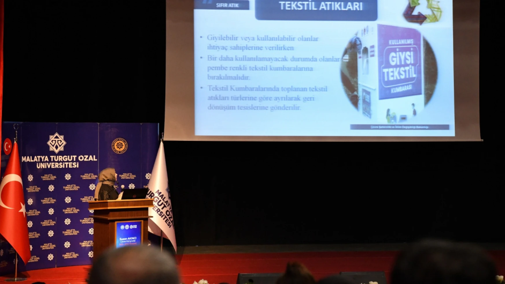 Malatya Turgut Özal Üniversitesinde 'Yeşil Kampüs Yolculuğunda Sıfır Atık' Konferansları Düzenlendi