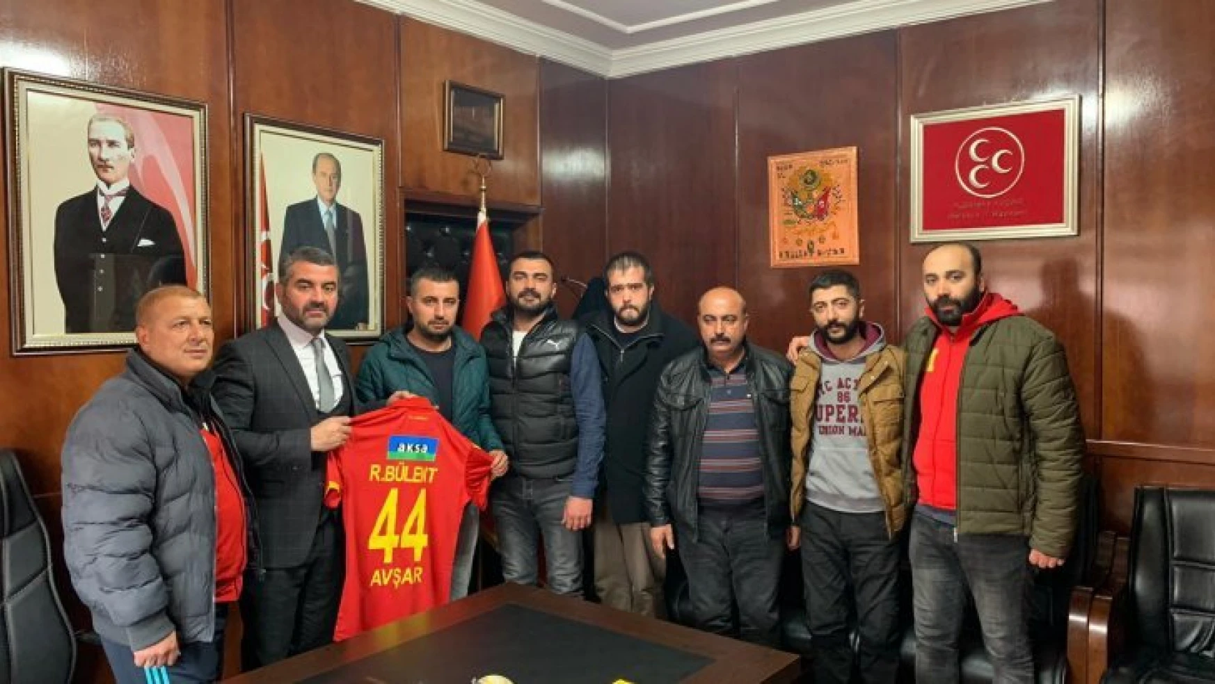 Malatyaspor Taraftarlar Derneğinden Başkan Avşar'a Ziyaret