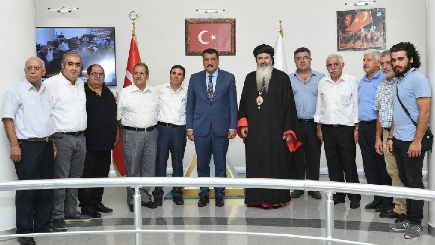 Metropolit Ğriğoriyos Melki Ürek'ten Başkan Gürkan'a Taşhoran Kilisesi Teşekkürü