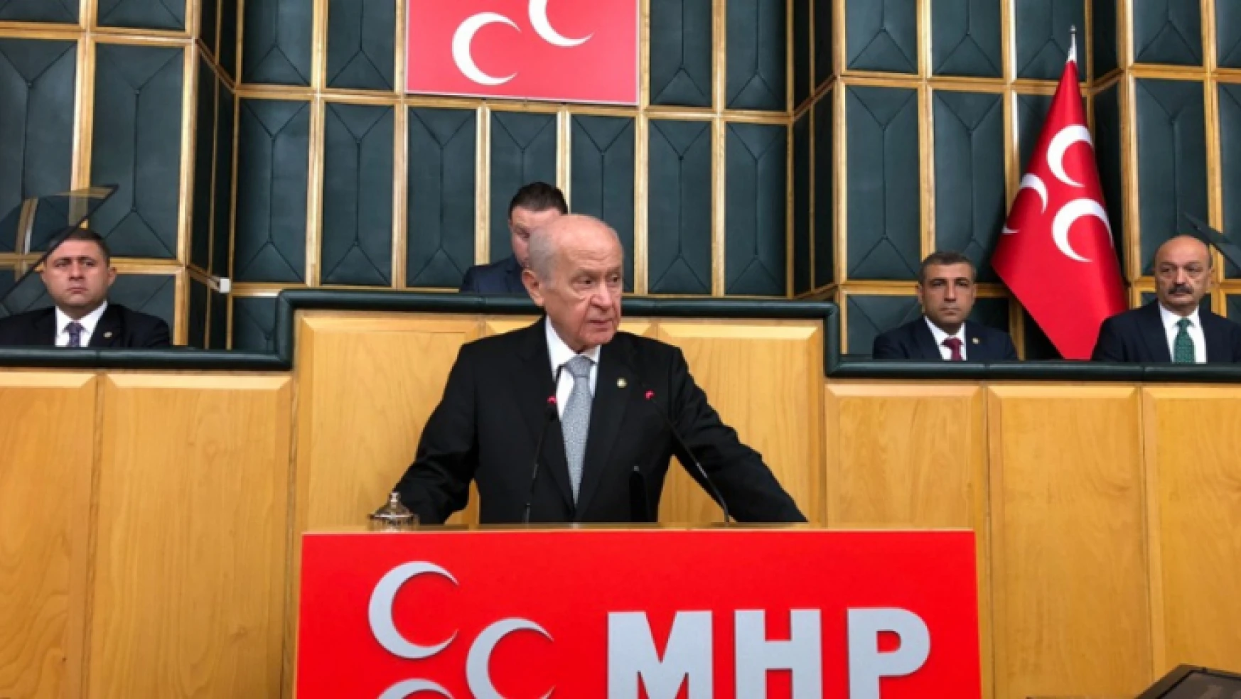 MHP Genel Başkanı Devlet Bahçeli, partisinin TBMM'deki grup toplantısında açıklamalarda bulundu