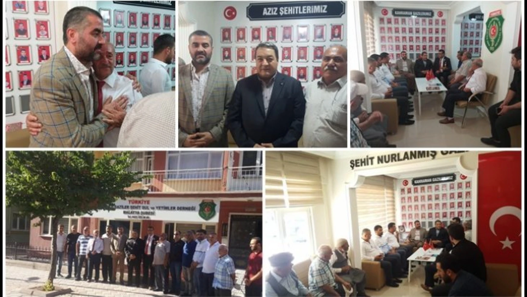 MHP Teşkilatı Şehit Ve Gazilere Ziyaretlerine Devam Etti