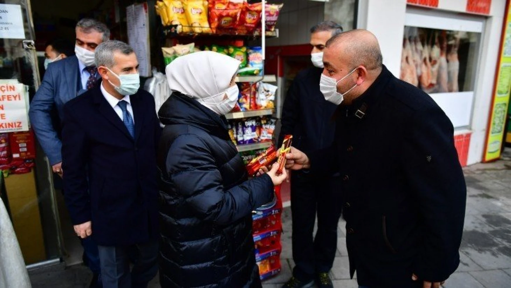 Mollakasım, Hıroğlu ve Hamidiye Mahallesindeki esnaflara ziyaret
