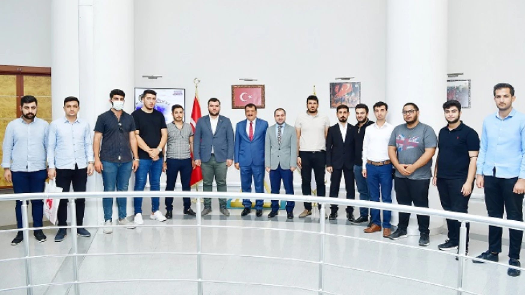 MTTB İl Başkanı Alaman ve Yönetiminden Başkan Gürkan'a ziyaret
