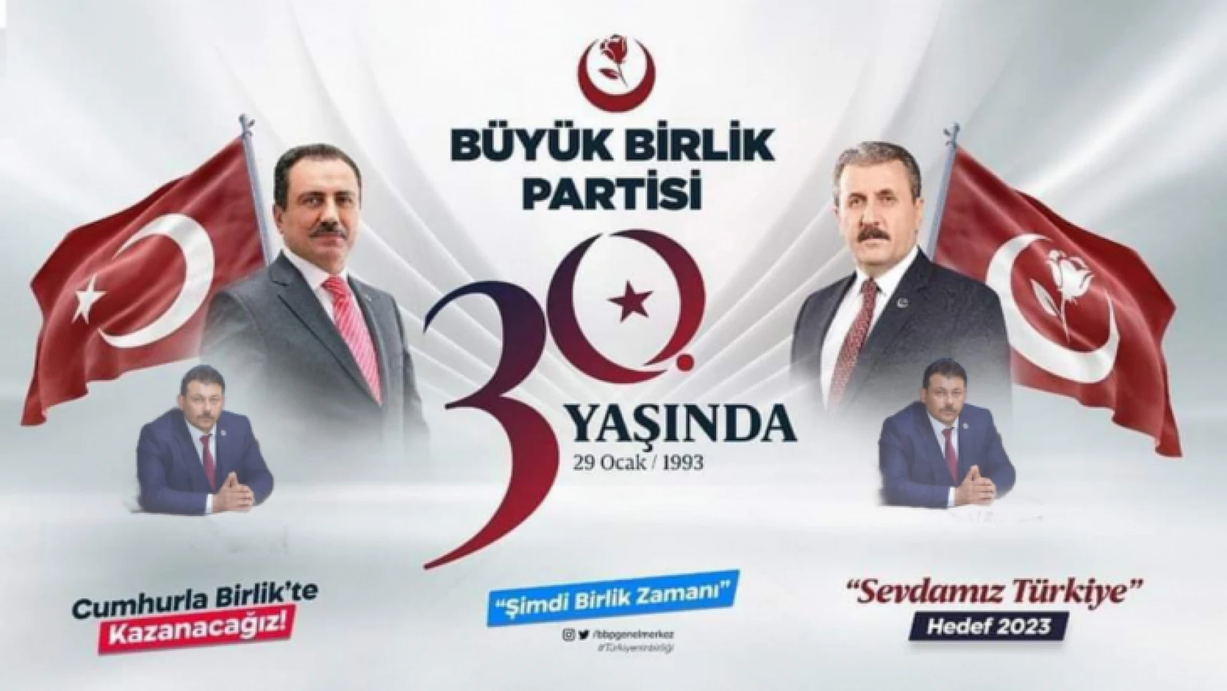 Muhsin Yazıcıoğlu'nun 'emaneti' Büyük Birlik Partisi 30 yaşında..