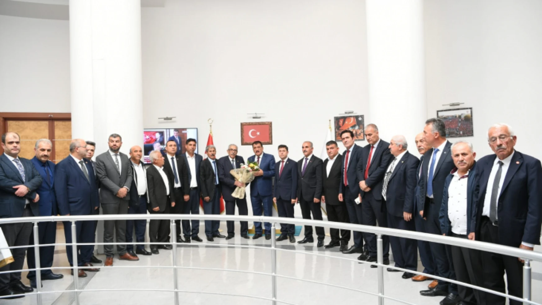 Muhtar Dernek Başkanlarından Başkan Gürkan'a ziyaret